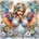Norimpex - Puzzle Diamant painting: Angel with rainbow wings 30x40cm - 1 - 39 piese