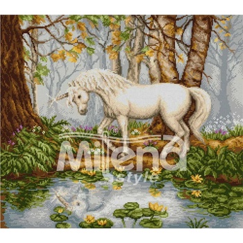 Milena Style Приказен мираж - гоблен със схема конци dmc 1: 1