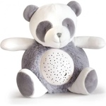 Doudou Плюшена нощна лампа Doudou - Панда, с музика, 20 cm (3700335236934) - ozone