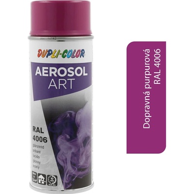Dupli color Aerosol-Art rýchloschnúci akrylát v spreji - RAL 4006 - dopravná fialová - 400 ml