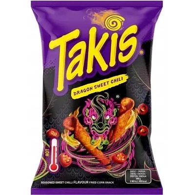 Takis Fuego Chili & Lime kukuřičné chipsy 100 g