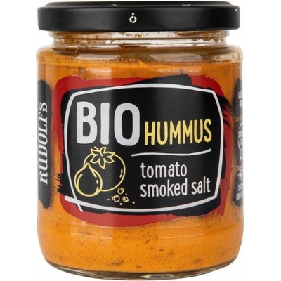 Rudolfs Hummus pomazánka cizrnová s rajčaty a uzenou solí BIO 180 g