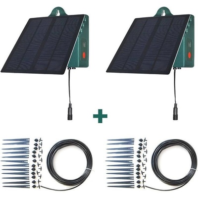 Irrigatia Solární automatické zavlažovaní 2 x SOL-C24L + 2 x rozširující sada 12 odkapávačů
