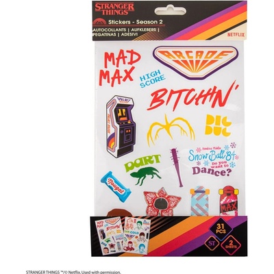 Samolepky Stranger Things Pack Season 2 31 ks