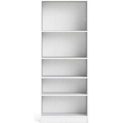 Biela knižnica Tvilum Basic, 79x203 cm