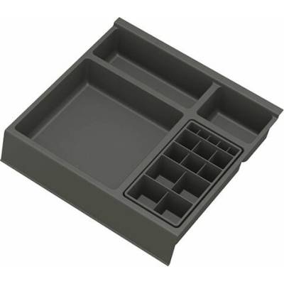GOLLINUCCI Koupelnový organizér s příslušenstvím 270mm 241x242x53mm antracit (GOLLINUCCI Koupelnový organizér s příslušenstvím 270mm 241x242x53mm antracit)