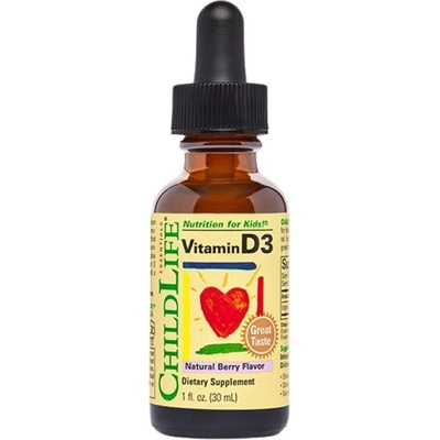 ChildLife Vitamin D3 500 IU [30 мл] Горски плодове