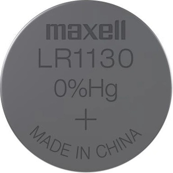 Maxell Бутонна алкална батерия maxell lr-1130 ag10 1.55v - цена за 1 бр (lr-1130)
