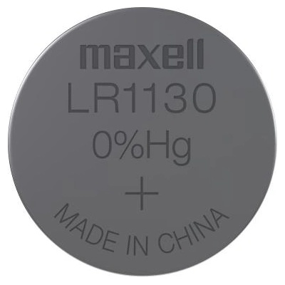 Maxell Бутонна алкална батерия maxell lr-1130 ag10 1.55v - цена за 1 бр (lr-1130)