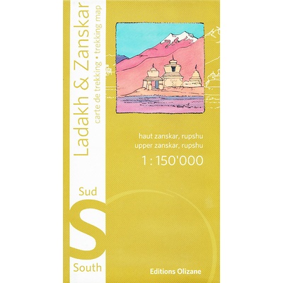 mapa Ladakh Zanskar south 1:150 t voděodolná