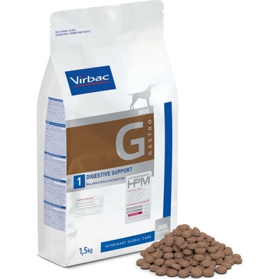 Virbac Veterinary HPM G1 Digestive Support pro psy 1,5 kg