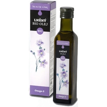 Health Link Ľanový olej panenský BIO 0,25 l