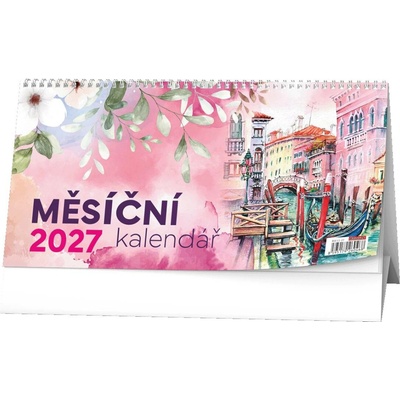 Stolní Měsíční měsíční kalendárium 2027