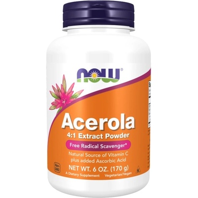 NOW Acerola 4: 1 Extract Powder [170 грама]