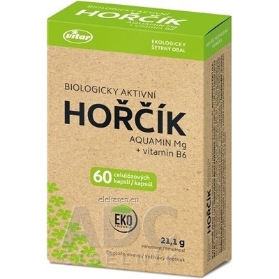 Vitar Horčík Aquamin Mg + vitamín B6 60 ks