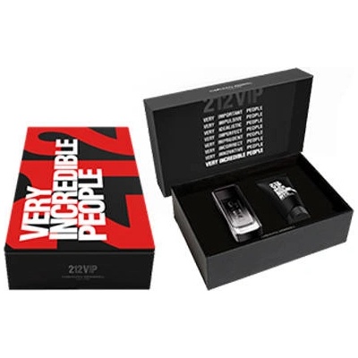 Carolina Herrera 212 Vip Black подаръчен комплект за мъже 100 ml