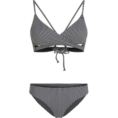 O'Neill Дамски комплект бикини O'Neill Women's Essentials Baay Maoi Bikini Set Bikini - Black Micro Stripe - размер 40 (EU) (150-4367-0714)