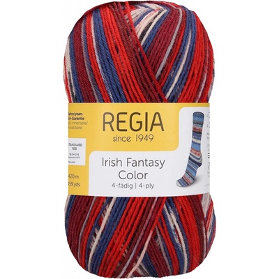 Regia 4-Ply Irish Fantasy Color 3089 Red cottage