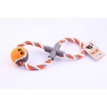  Играчка от кръстосано въже с тенис топка - 0.1кг