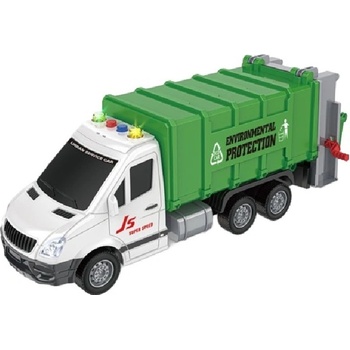 RAYA TOYS Камион за боклук Raya Toys - Truck Car с карти за сортиране, музика и светлини, 1: 16 (508122300)