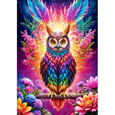 Enjoy - Puzzle Neon Owl - 2 000 piese