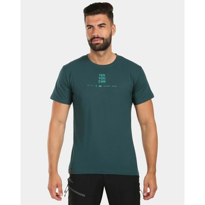 Kilpi Мъжка памучна тениска Kilpi DISCOVER-M Dark Green Kilpi | Zelen | МЪЖЕ | L