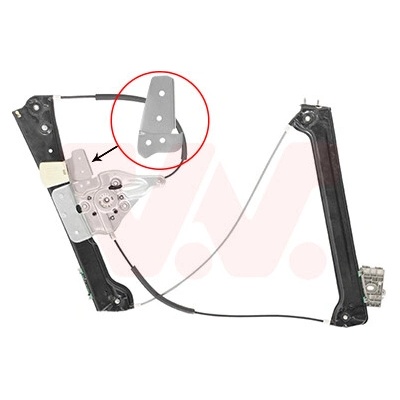 Mechanizmus zdvíhania okna VAN WEZEL 0660263