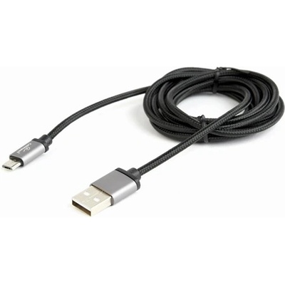 Gembird USB-A 2.0 - USB-B 2.0 micro M/M кабел за данни 1, 8 м сребърен CCB-mUSB2B-AMBM-6 (CCB-mUSB2B-AMBM-6)