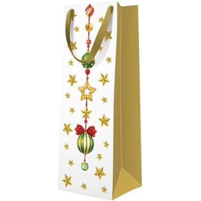 PAW2 Dárková taška PAW na láhev 12x37x10 cm Adorned Ornaments