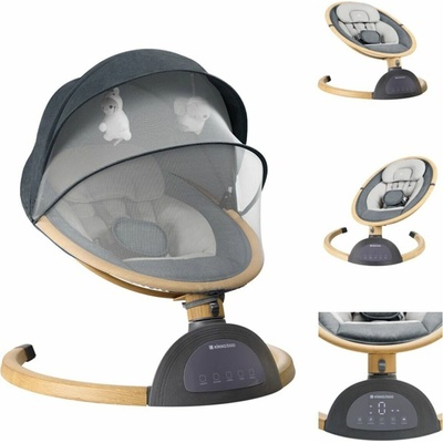 KikkaBoo Hojdacie lehátko elektrické Ashlee Dark Grey