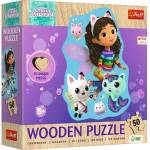 Trefl - Puzzle Happy Gabi wooden - 40 - 99 piese