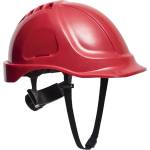 Portwest endurance visor pw55 / Вентилирана каска с визьор - червена (pw55rer)