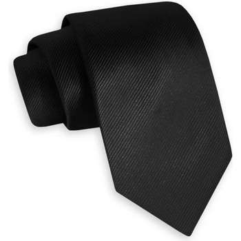 Angelo di Monti elegantná kravata čierna