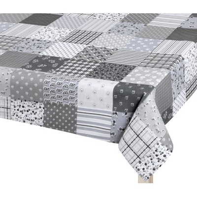 Bellatex Ubrus ADÉLA Patchwork šedý 50x50 cm