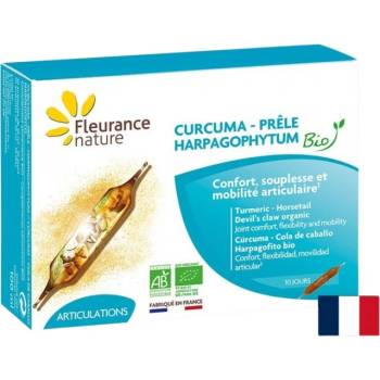 Fleurance Nature Healthy Joints | Turmeric + Devil's Claw and Horsetail, Organic [10 ампули]