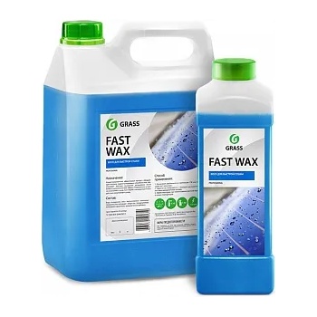 Image 1 of GRASS Вакса - нова формула - fast wax - високо концентриран препарат спомагащ по-бързото изсъхване на автомобила и създаващ защитен слой 1 л