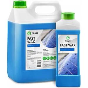 GRASS Вакса - нова формула - fast wax - високо концентриран препарат спомагащ по-бързото изсъхване на автомобила и създаващ защитен слой 1 л