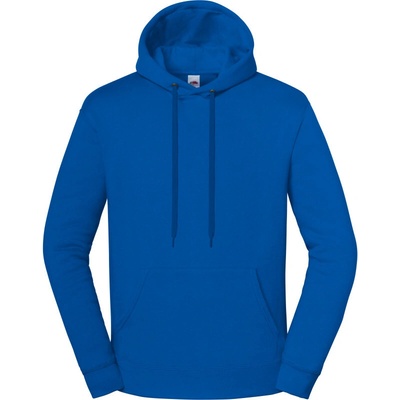 Fruit of the Loom mikina Iconic Premium Hooded Sweat s kapucí royal blue
