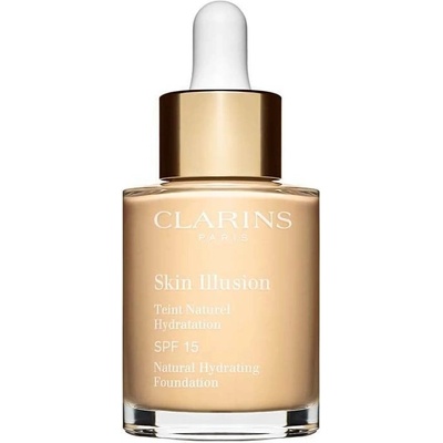 Clarins Skin Illusion Natural Hydrating SPF15 hydratačný make-up s uv filtrom 100,5 Cream 30 ml