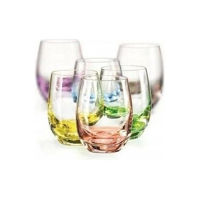 ultic Skleničky na likér skleničky na sklenice na vodku Bohemia Crystal molor 6 x 60 ml