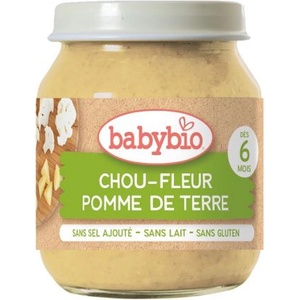 Babybio БИО Зеленчуково пюре Карфиол и картофи 6м+ 130г