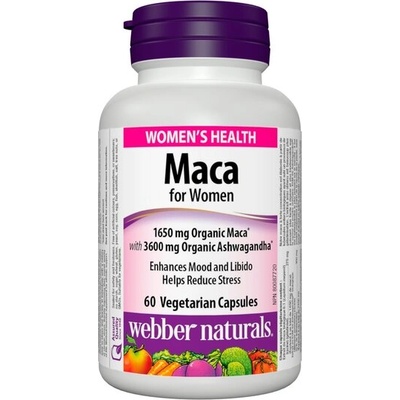 Maca for Women/ Мака за жени х 60 капсули Webber Naturals (3468 WN)