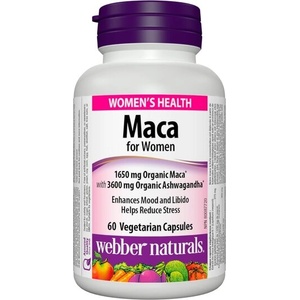 Webber Naturals Maca for Women/ Мака за жени х 60 капсули Webber Naturals (3468 WN)