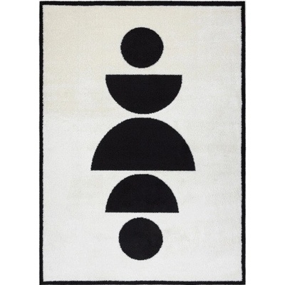 Dywany Łuszczów Mode 8598 geometric Cream Black Béžová