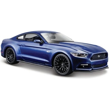 Maisto - 2015 Ford Mustang GT, метален син, 1: 24