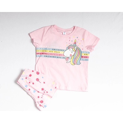 JOYCE Dívčí bavlněné pyžamo LOLIPOP růžová