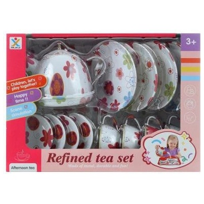 Lamps Plechový čajový set s kytičkami – Zboží Dáma