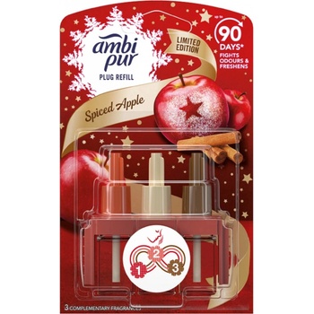 Ambi Pur 3Volution Náhradná Náplň Do Elektrického Osviežovača Vzduchu Spiced Apple 20 ml