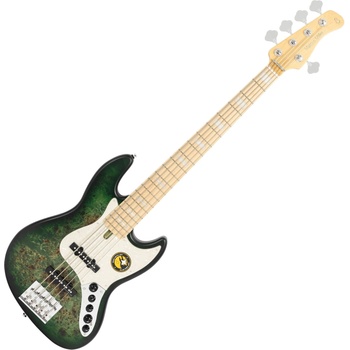 SIRE Marcus Miller V7 Ash Reissue 5 Transparent Green Satin 5-струнна бас китара