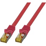 EFB Elektronik RJ45 Пач корда S-FTP, кат. 6A, LSZH, кат. 7 Raw cable, червена, EFB (3.0 м) (MK7001.3R)